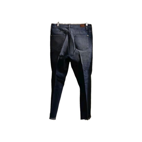 Judy Blue Women Sz 13 Destroyed Denim Skinny Jeans Holiday Festival Stretch High - Picture 8 of 10